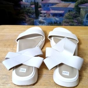🆕Kensie Women's Everlee Style Stretchy Strappy Wedge Sandal Size 7.5